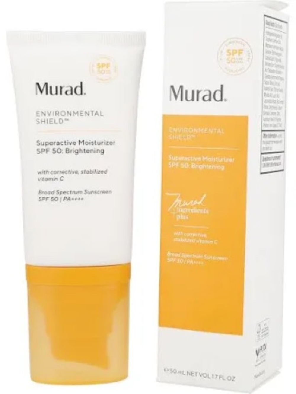 ‼️NWT‼️Murad Superactive Moisturizer SPF 50 — White & Yellow Packaging
